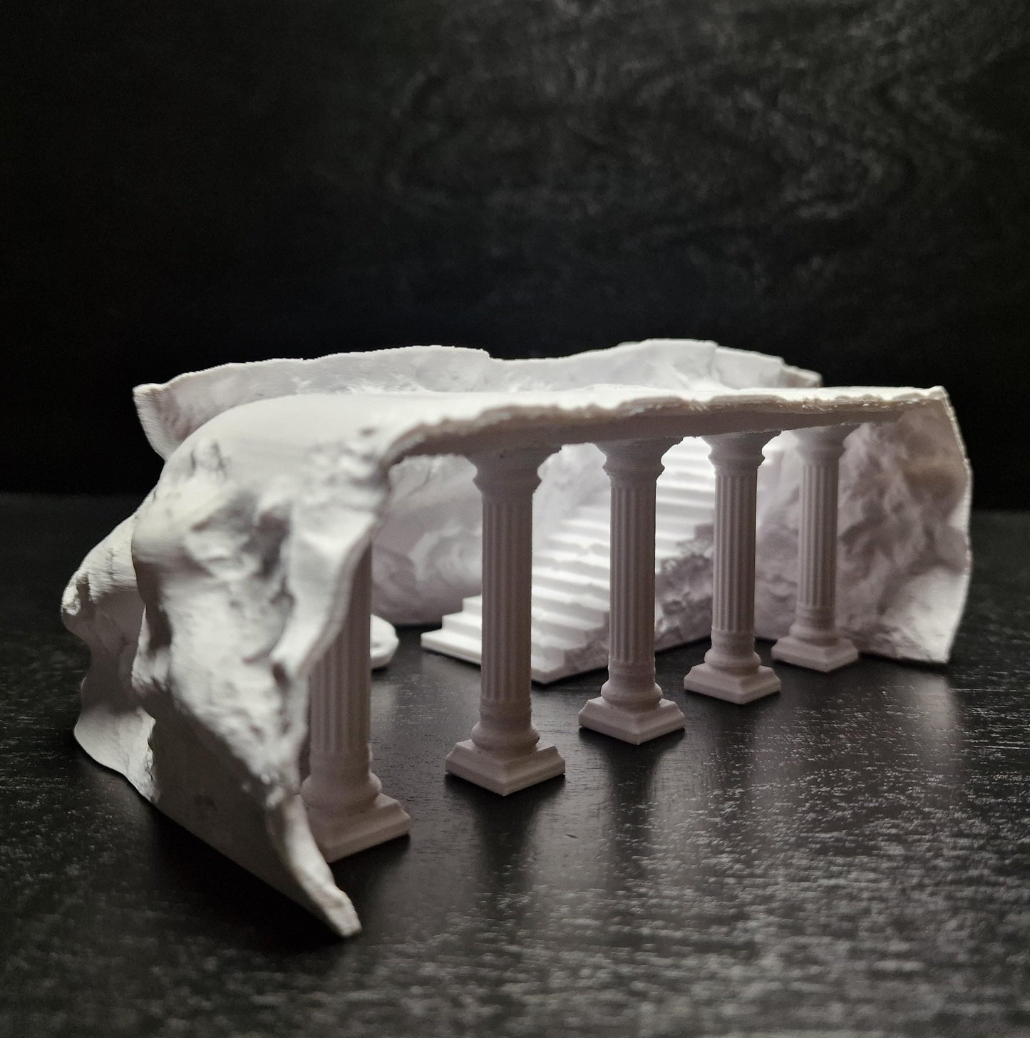 The Buried City of Pompeii Roman Ruins Aquarium Decor | Underground Cave | Natural Stone Look