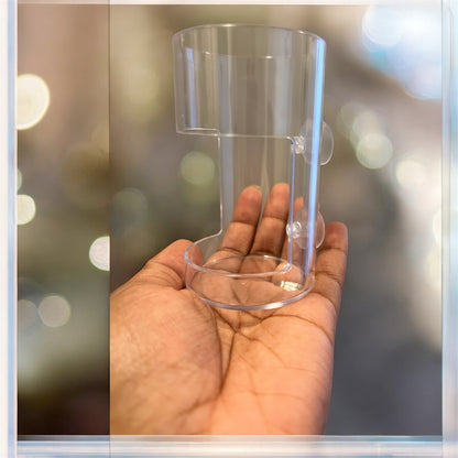 Transparent Fish Feeder With Suction - Aquarium Feeder