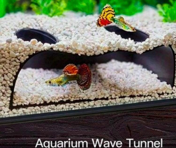 Aquarium Cave Hideout for Shrimp & Small Fish - Wavy Hideout Design