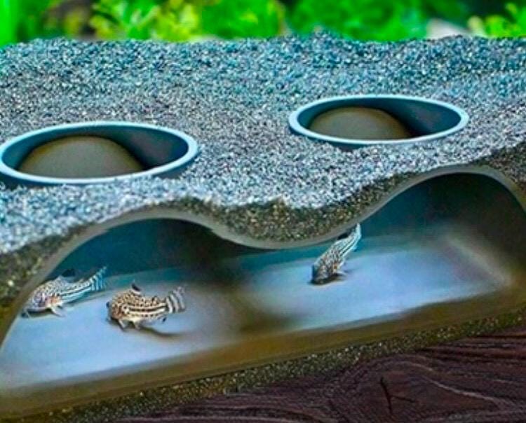 Aquarium Cave Hideout for Shrimp & Small Fish - Wavy Hideout Design