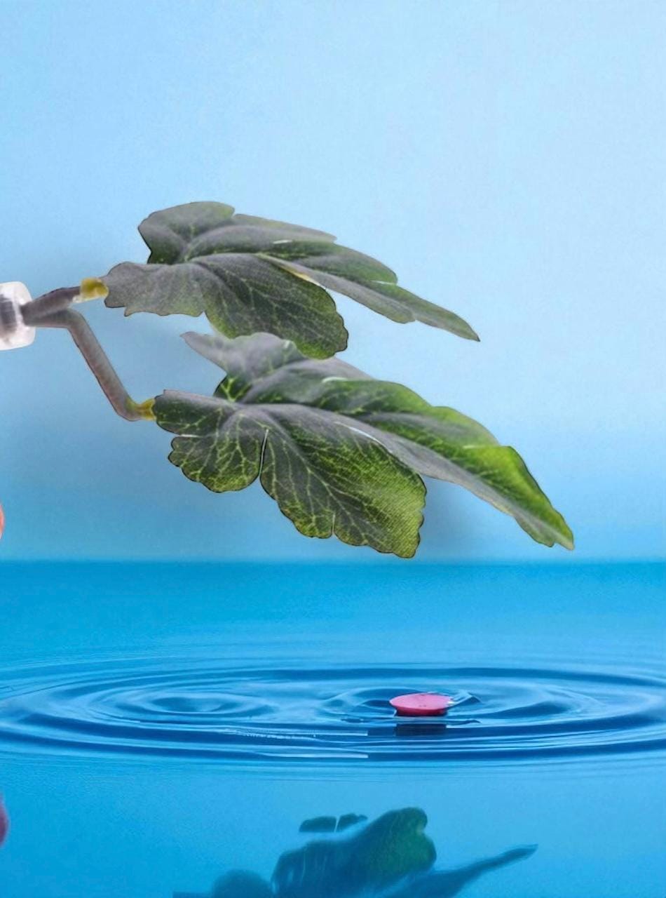 Silk Betta Resting Leaf: Aquarium Fish Bed Decor - Betta Bunk