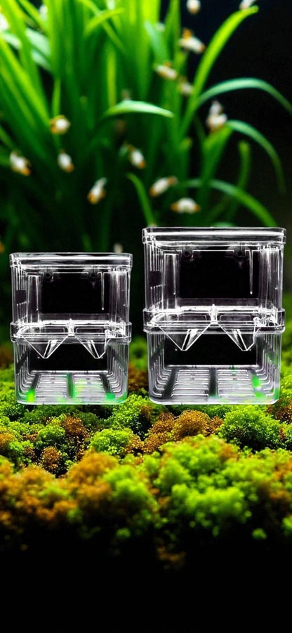 Aquarium Fish Breeder Boxes - Hatchery & Acclimation Containers - Two Sizes!