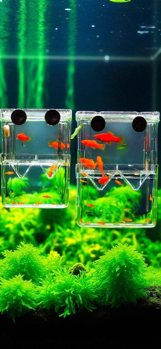 Aquarium Fish Breeder Boxes - Hatchery & Acclimation Containers - Two Sizes!