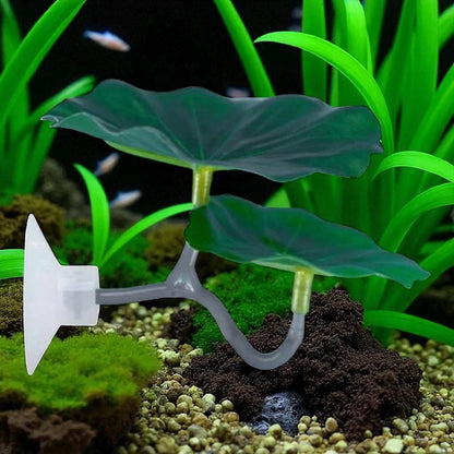 Silk Betta Resting Leaf: Aquarium Fish Bed Decor - Betta Bunk