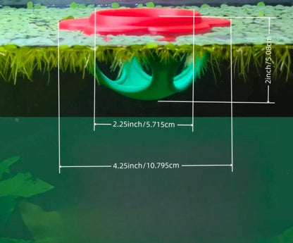 Floating Betta Hammock, Floating Hide & Floating feeding ring! Unique Flower Designed Aquarium Decor