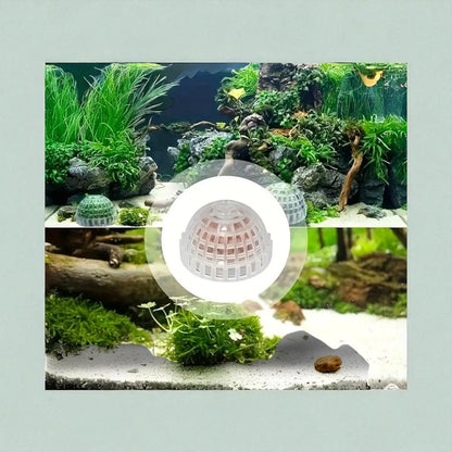 Sinking Aquarium Moss Holder: Beginner Fish Tank Accessory - Moss Ball