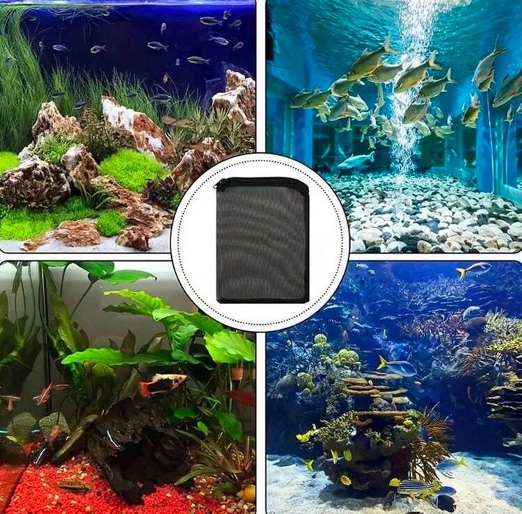 Aquarium Filter Media Bag: Reusable Mesh, Optimal Water Flow
