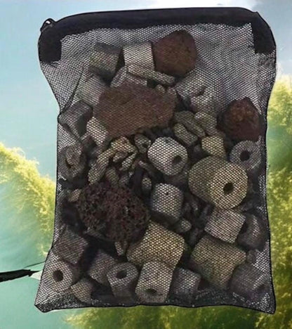 Aquarium Filter Media Bag: Reusable Mesh, Optimal Water Flow