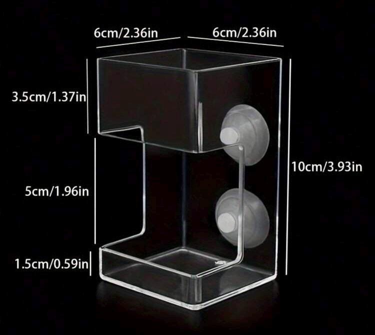Fish Feeder With Suction - Aquarium Feeder - Two Available Shapes