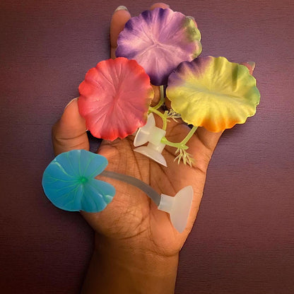 Silk Betta Resting Leaf: Aquarium Fish Bed Decor - Betta Bunk