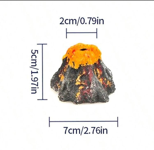 Volcano bubbler with airstone - Aquarium decor