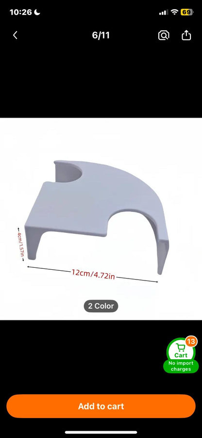 Aquarium Cave Decor - Dual entry Design - Fish tunnel cave