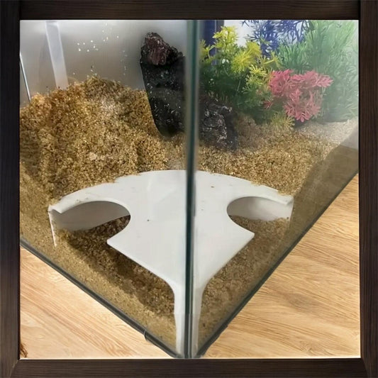 Aquarium Cave Decor - Dual entry Design - Fish tunnel cave