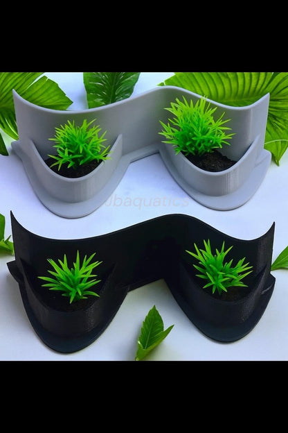 Aquarium Terrarium Plant Holder | Aquascape Accessory | Betta Tank Decor | Reptile Habitat