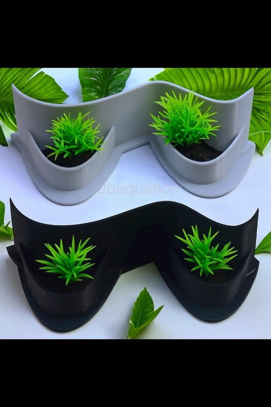 Aquarium Terrarium Plant Holder | Aquascape Accessory | Betta Tank Decor | Reptile Habitat