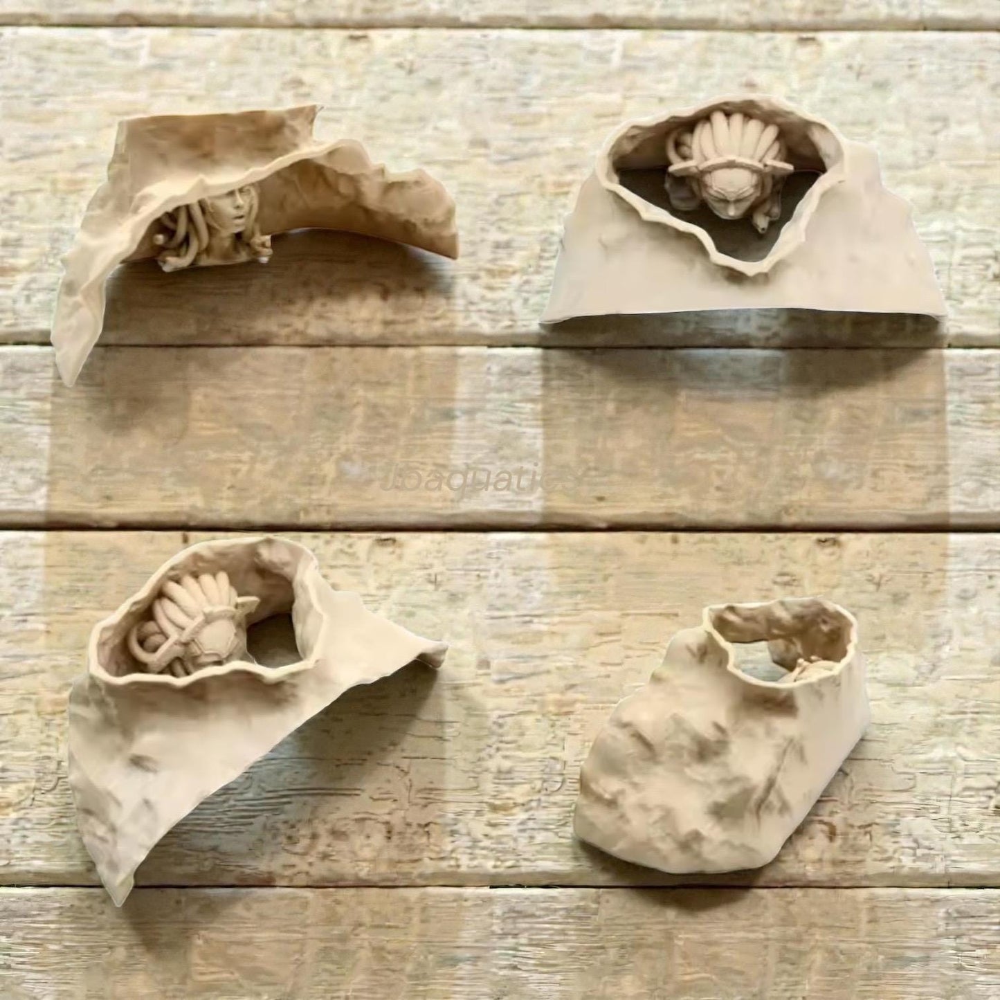 Medusa’s Lair Aquarium Hideout – Mythical Fish Cave Décor for Aquascapes & Terrariums - Underground Cave - The Catacombs