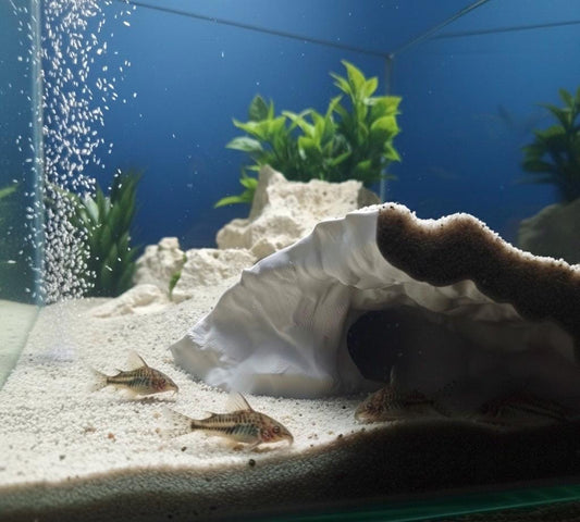 Underwater Hanging Cliff- Rock Ledge | Aquarium and Terranium Decor - Fish Tank, Shrimp and Reptile Aquascape Decoration