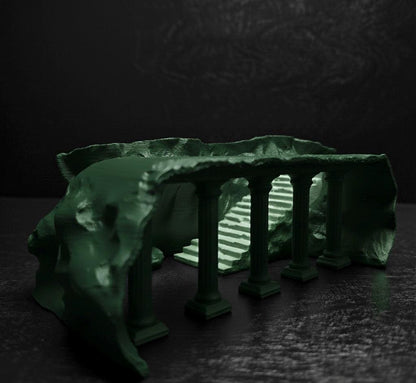 The Buried City of Pompeii Roman Ruins Aquarium Decor | Underground Cave | Natural Stone Look