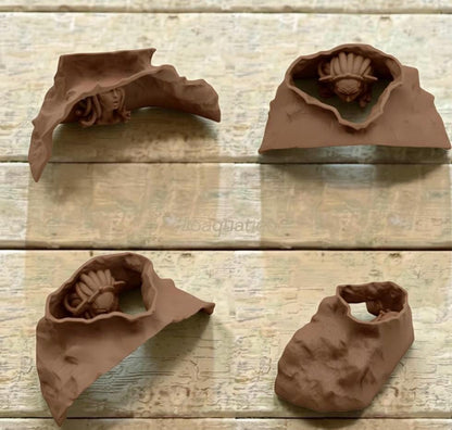 Medusa’s Lair Aquarium Hideout – Mythical Fish Cave Décor for Aquascapes & Terrariums - Underground Cave - The Catacombs