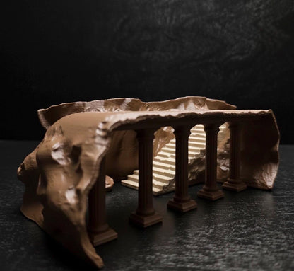 The Buried City of Pompeii Roman Ruins Aquarium Decor | Underground Cave | Natural Stone Look