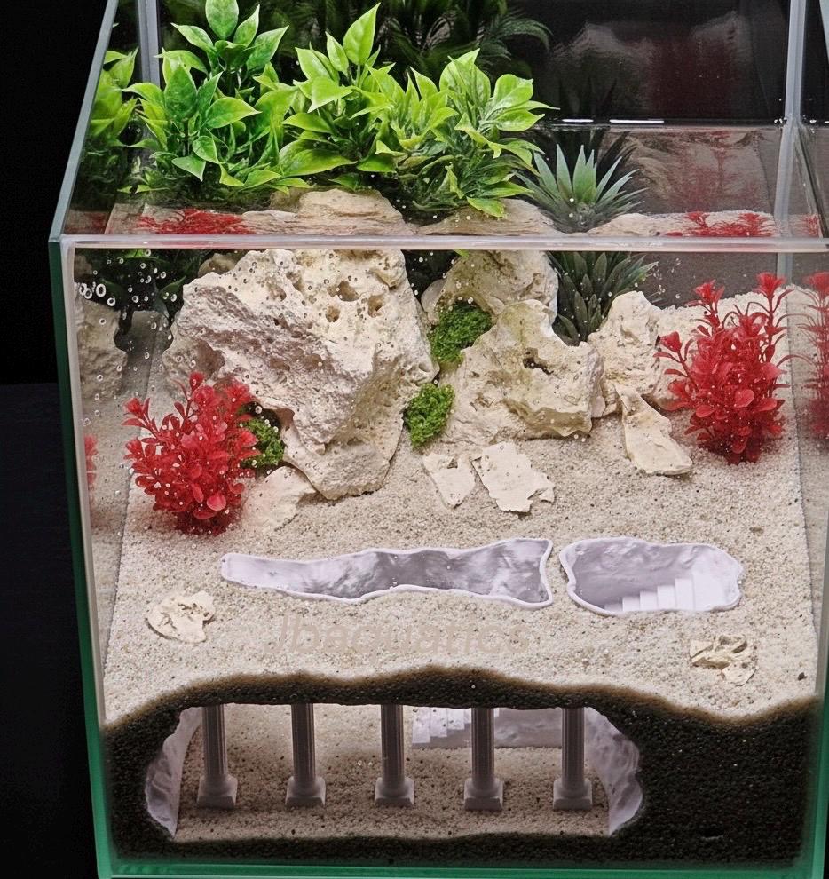 The Buried City of Pompeii Roman Ruins Aquarium Decor | Underground Cave | Natural Stone Look