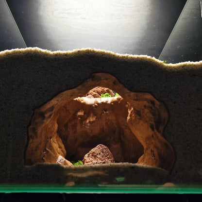 Shadowstone Canyon | Underground Bottom Dweller Den - Realistic Cave for Aquascaping | Aquatic Decor