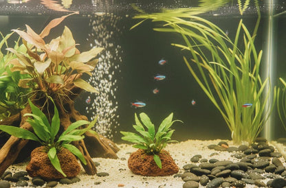 Java Fern on Lava Rock  Live Aquarium Plant | Low Light Aquatic Fern | Betta & Shrimp Safe Aquascape Decor