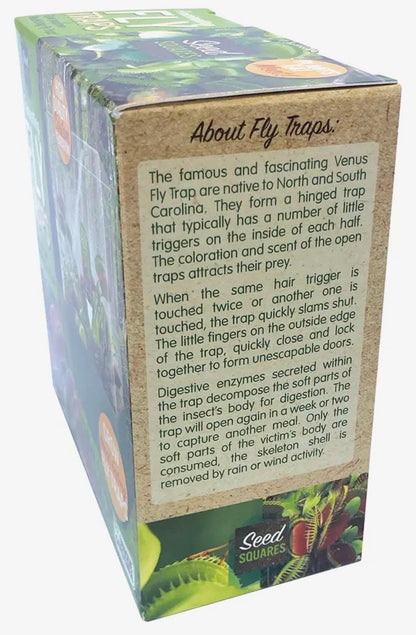 Venus Fly Trap Growing Kit  Carnivorous Plant Starter Kit  Live Flytrap Plant with Soil & Terrarium  Beginner Plant Kit
